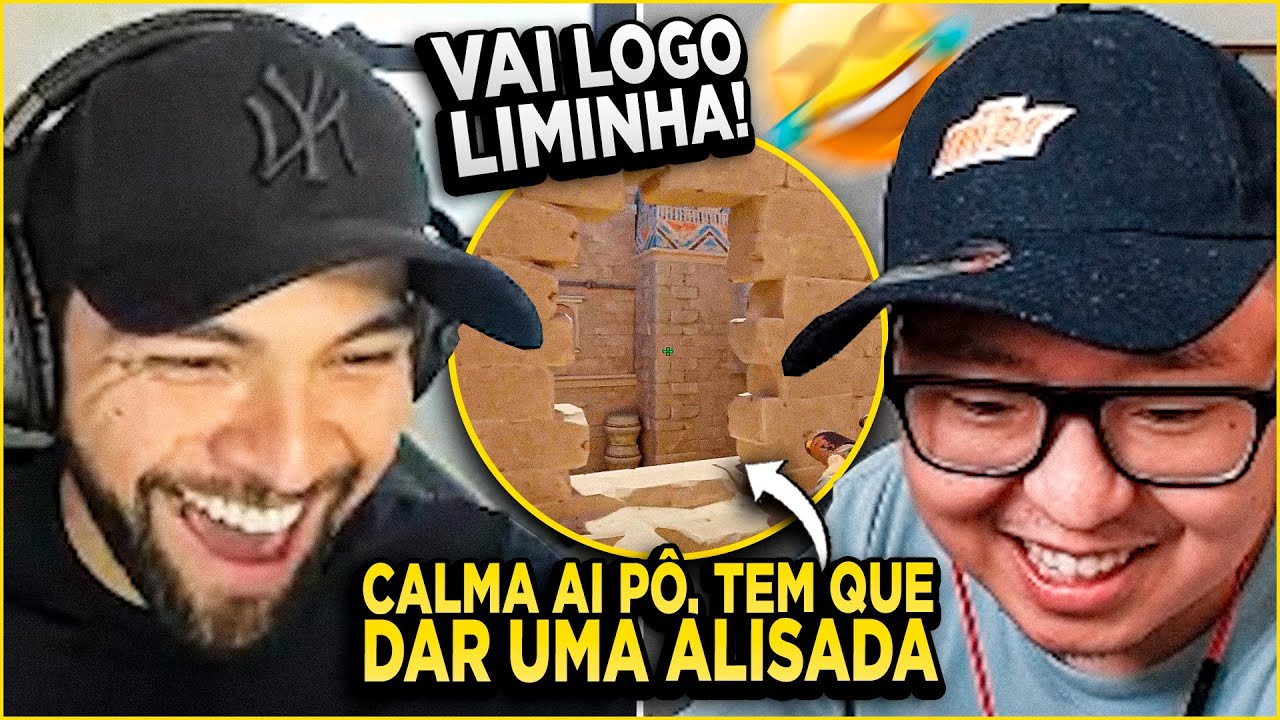LIMINHA VIU O BURACO PELA PRIMEIRA VEZ kkkkkk 🤣 (Nak, Liminha, Mch, Gaules, Steel,..) #195