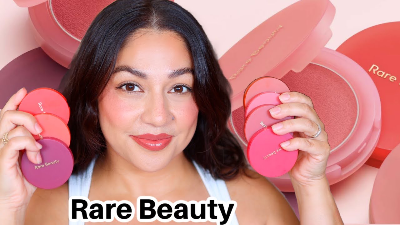 RARE BAUTY Soft Pinch Matte Bouncy Blush | All 7  Shades Swatched