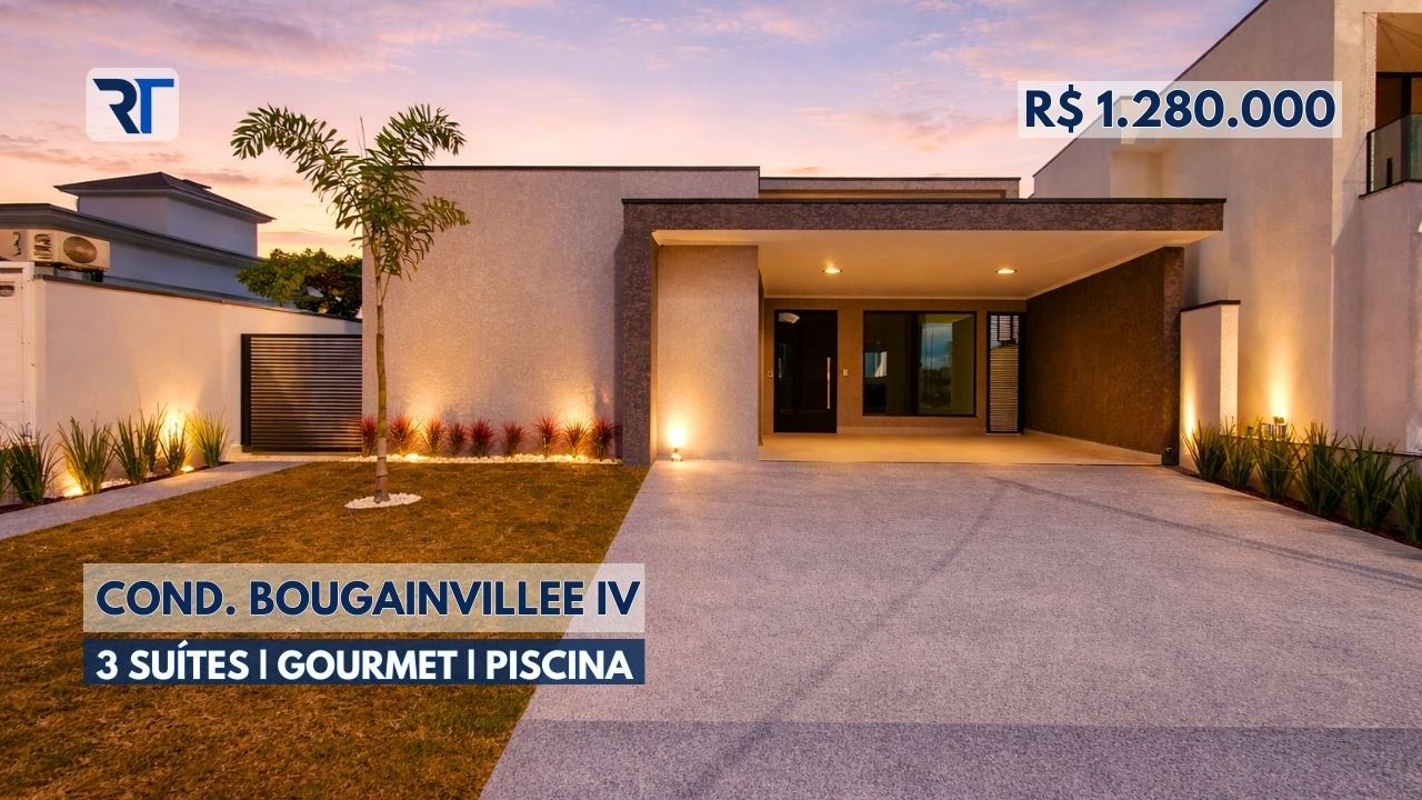 🔴 CASA À VENDA EM PERUÍBE | CASA TÉRREA DE ALTO PADRÃO COM PISCINA NO BOUGAINVILLÉE IV