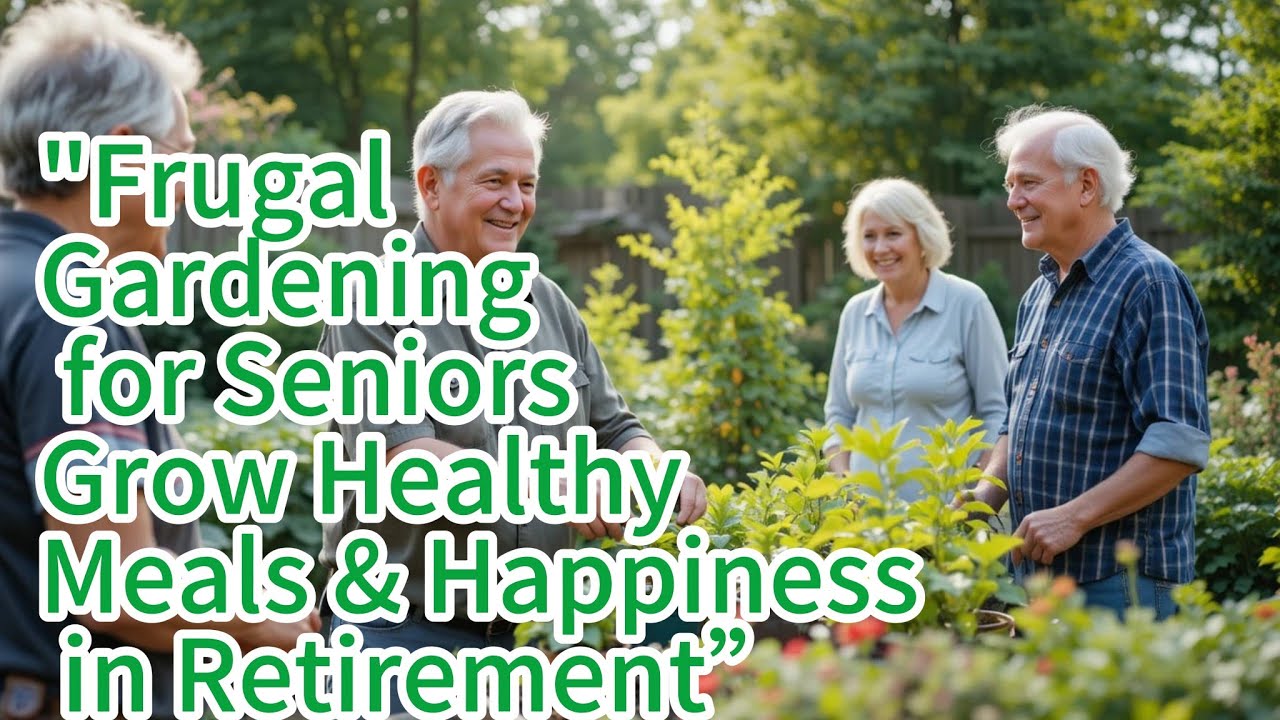🍅🥬Frugal Gardening for Seniors | Grow Healthy Meals & Happiness in Retirement 