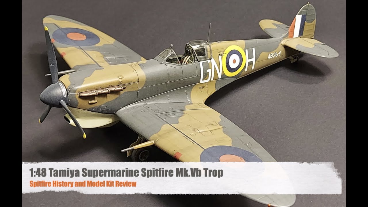 Tamiya 1:48 Spitfire Mk.V b Trop Review - Minor Mods Make A Malta Spitfire!