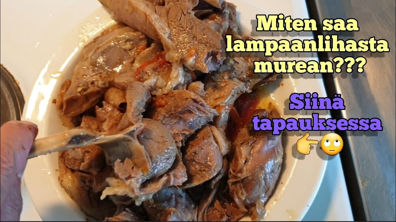 Lampaanlihasta tehty suussa sulava ruokaohje👌💯 | Lampaan Paisti