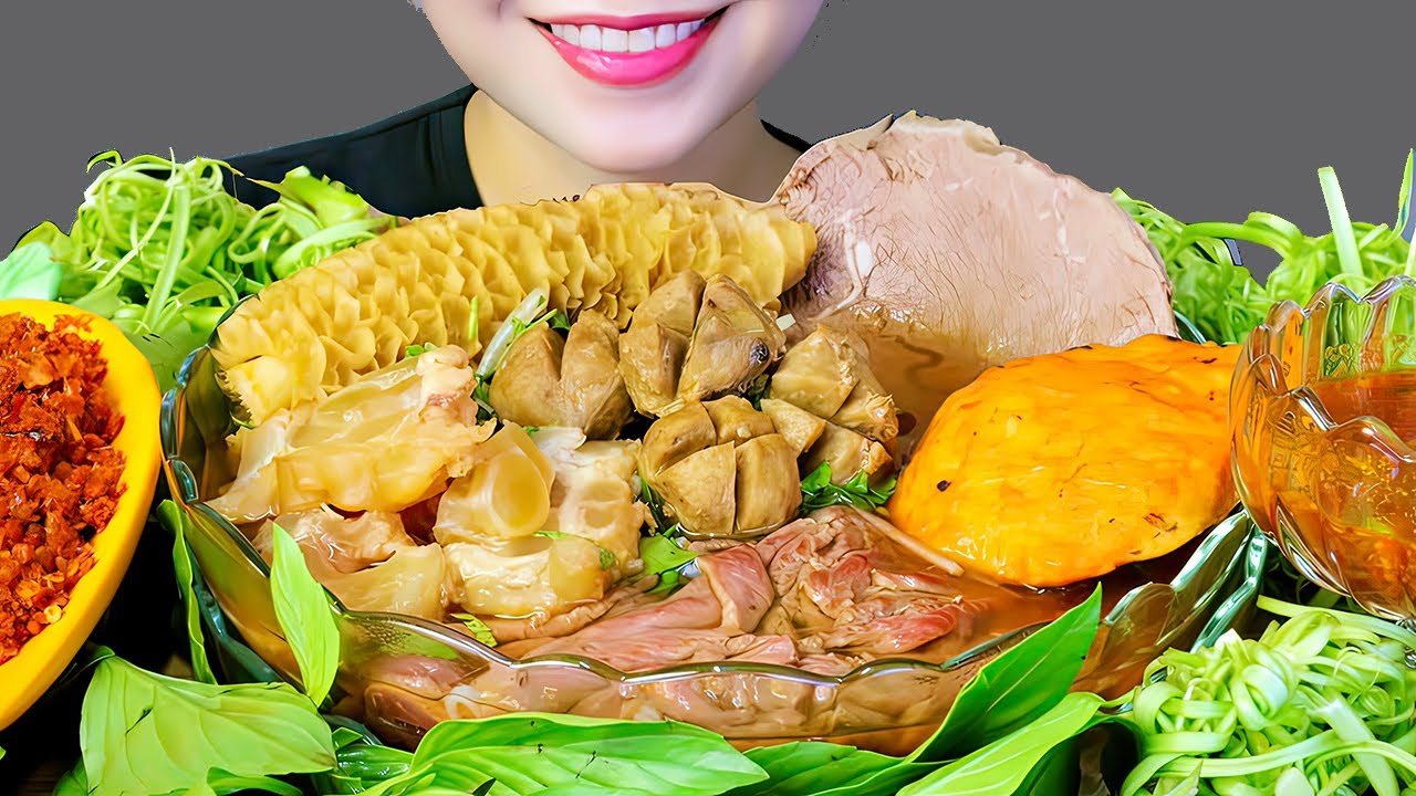ASMR BÚN BÒ SIÊU NGON | EATING VIETNAMESE BEEF NOODLES EATING SOUNDS | LINH-ASMR
