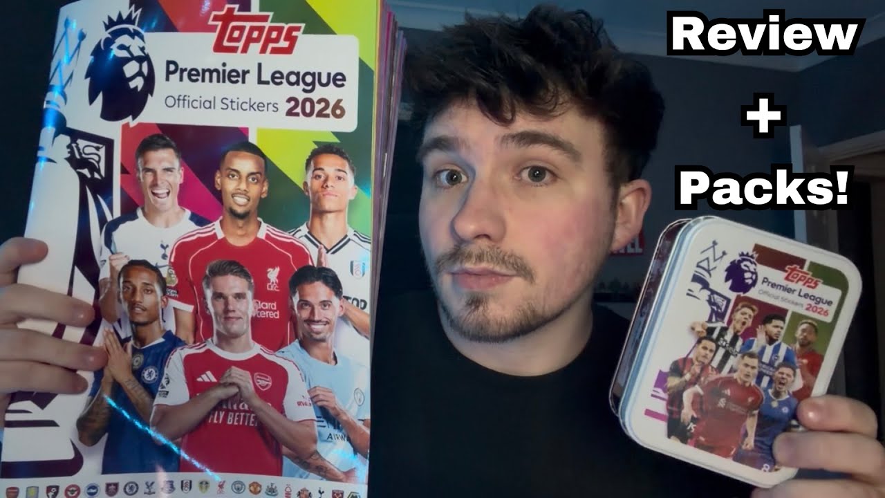 Premier League 2026 Sticker Album Review + Pack Opening!!