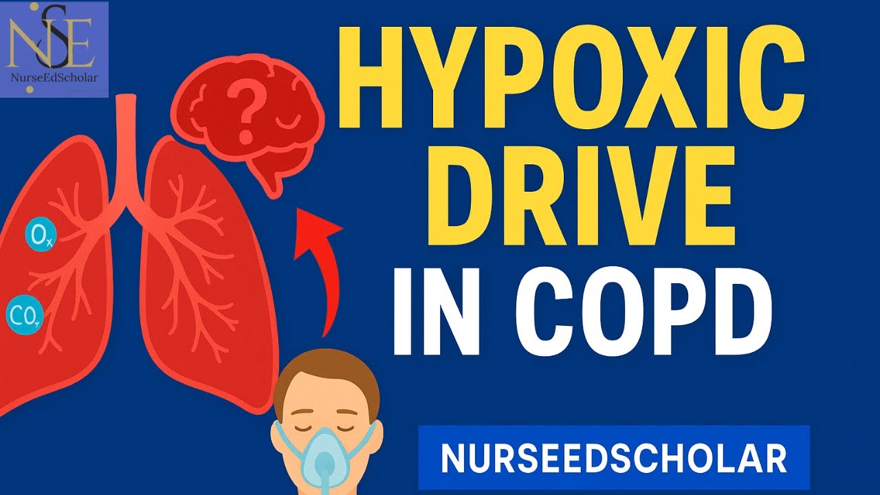 Hypoxic Drive in COPD Explained for Nursing Students | NCLEX Physiology