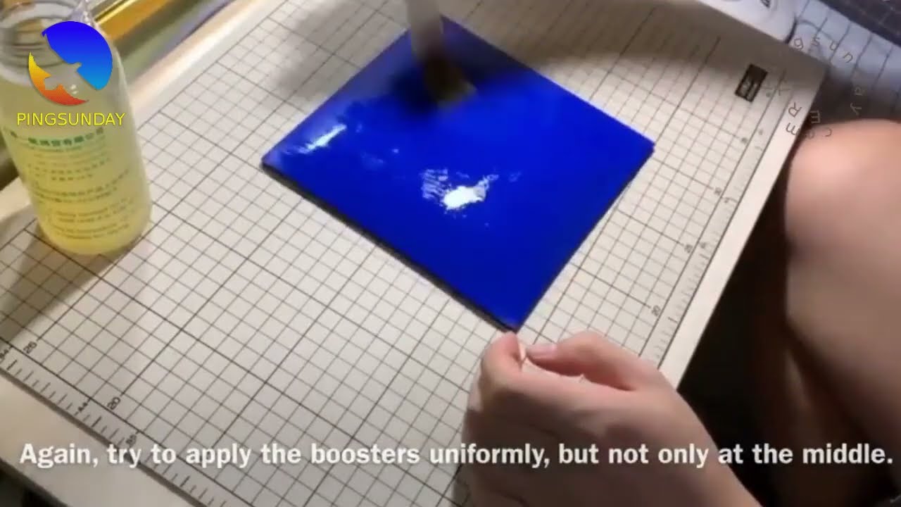 Use booster on very hard Chinese rubbers