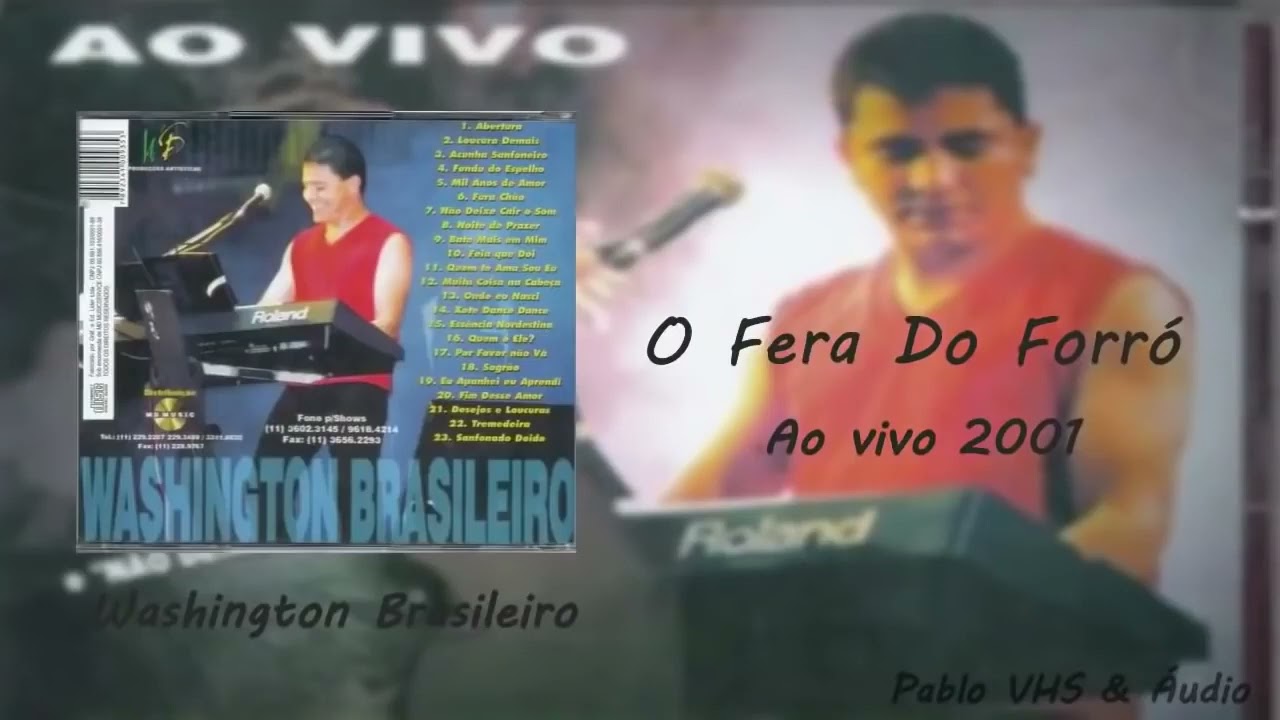 washington brasileiro 1&deg; cd ao vivo 2001 completo