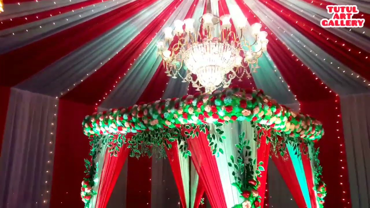 Mandop Decoration || Shadi ki Mandop || Tutul Art Gallery || plassey Nadia || 9932 225 707