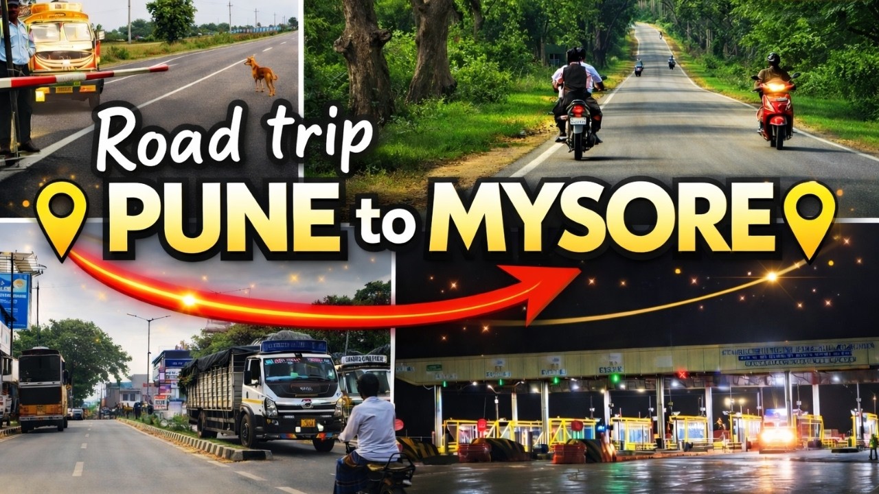 Ep. 01 | Drive from Pune to Mysore. #roadtrip #karnataka #pune #mysuru