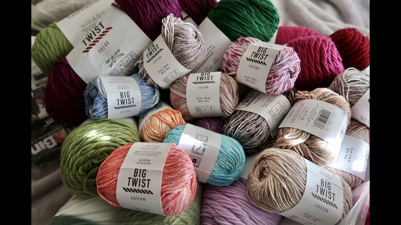 Jo Ann Yarn Haul  - Big Twist Yarn + Art Bin Yarn Drum - easy crochet for beginners