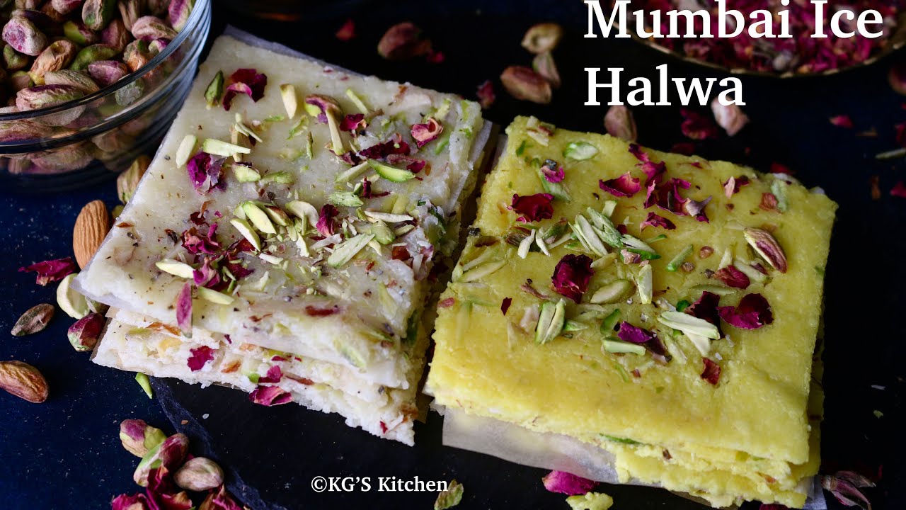 १/४ कप सूजी से बनाये मुंबई का फ़ेमस Ice Halwa। Ice Halwa । Mahim Halwa । KG’S kitchen