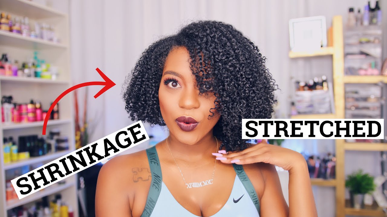 How I STRETCH my Natural Curly Hair for LENGTH!