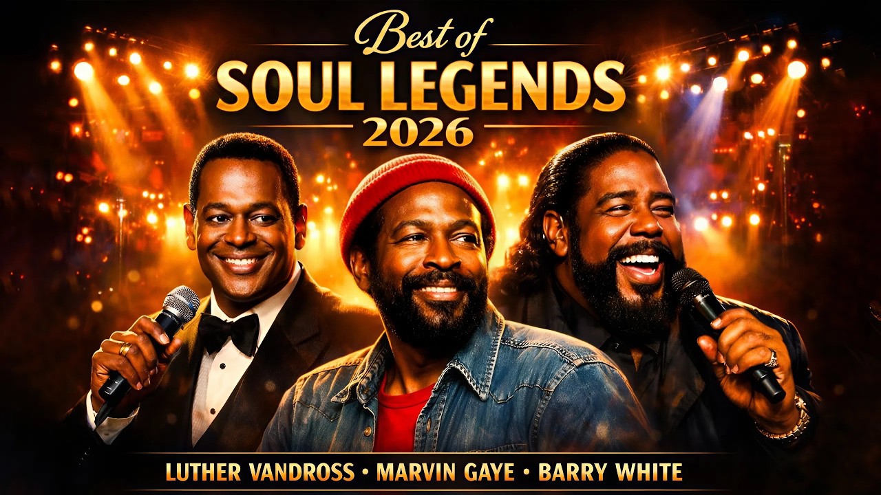 Best of Soul Legends 2026 💖 Luther Vandross, Marvin Gaye & Barry White HQ