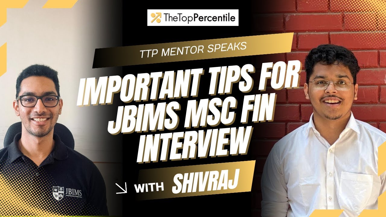 JBIMS MSc Finance Interview Tips | GDPI Bootcamp Mentor