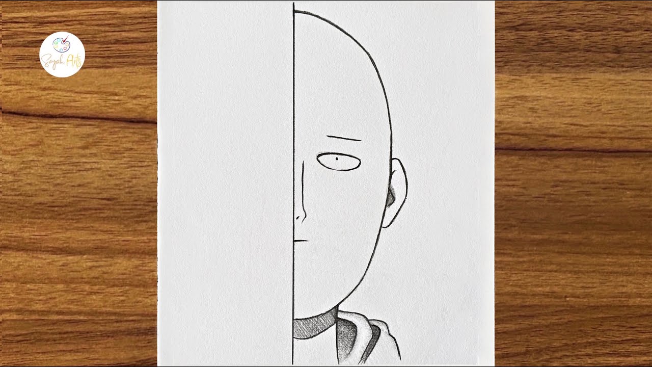 How To Draw Saitama From One Punch Man || Easy drawing for beginners || Easy drawings step by step