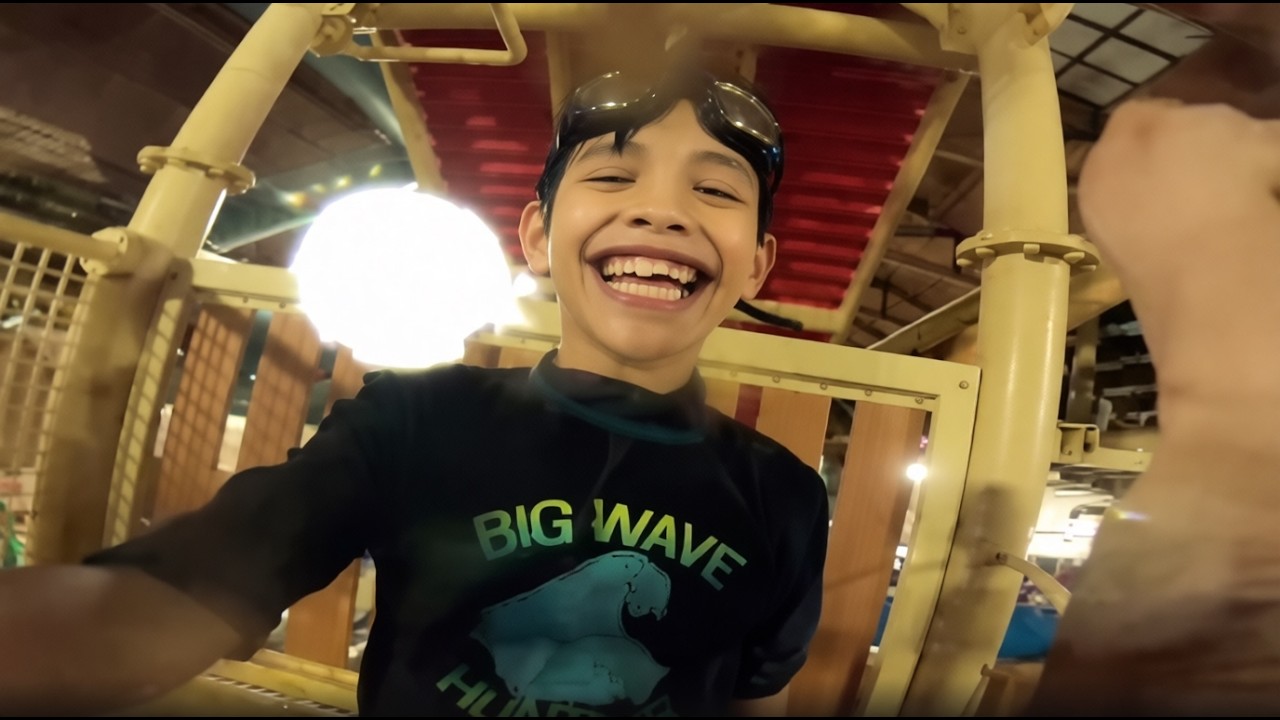 Waterpark in the WINTER at Great Wolf Lodge!