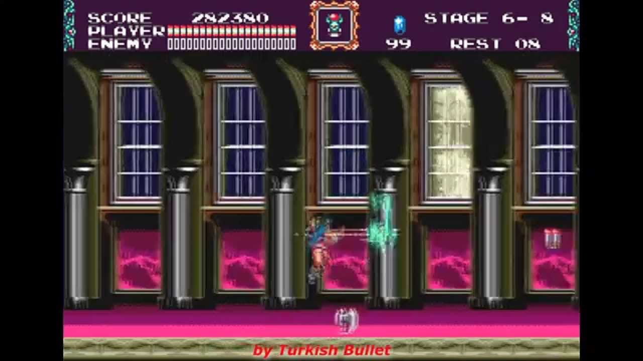 Castlevania: Bloodlines (Sega Genesis) - (Longplay - Eric Lecarde | Expert Difficulty)