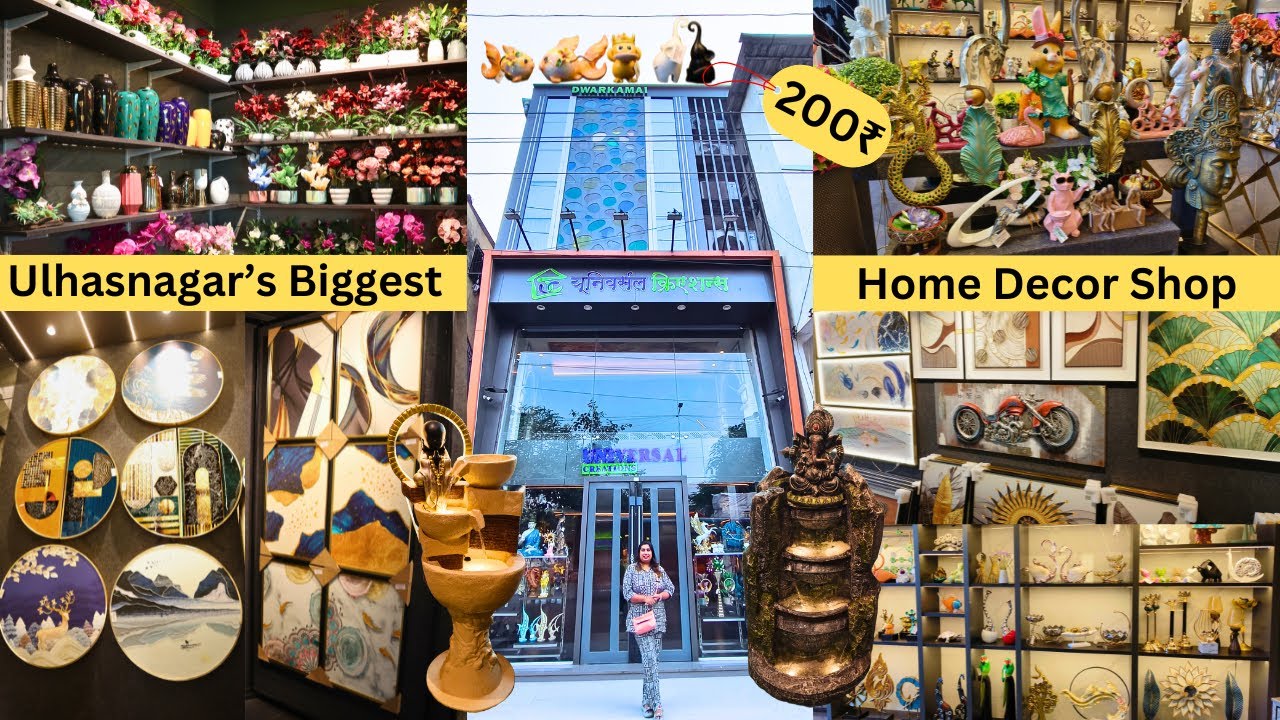 Ulhasnagar's Biggest Home Decor | Artifacts | Resin Wall Art | Articial Flowers| Universal Creations