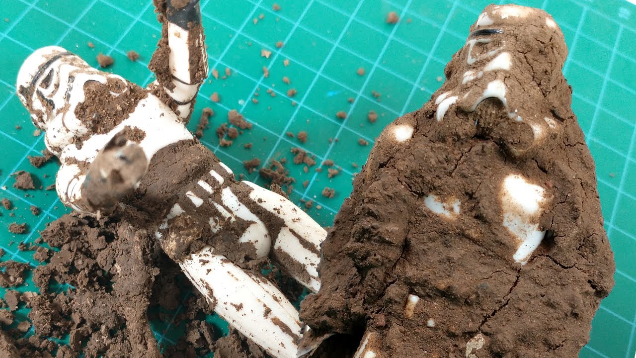 Abandoned Star Wars Stormtrooper toy restoration repair