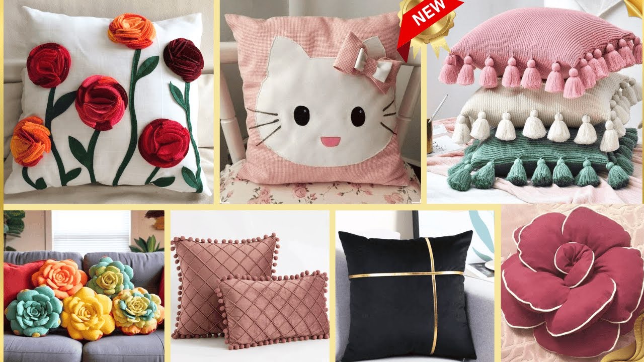 100 Latest Cushion and Pillow Covers Designs Ideas 2025 | Handmade Cushion  Ideas|#interiordesign