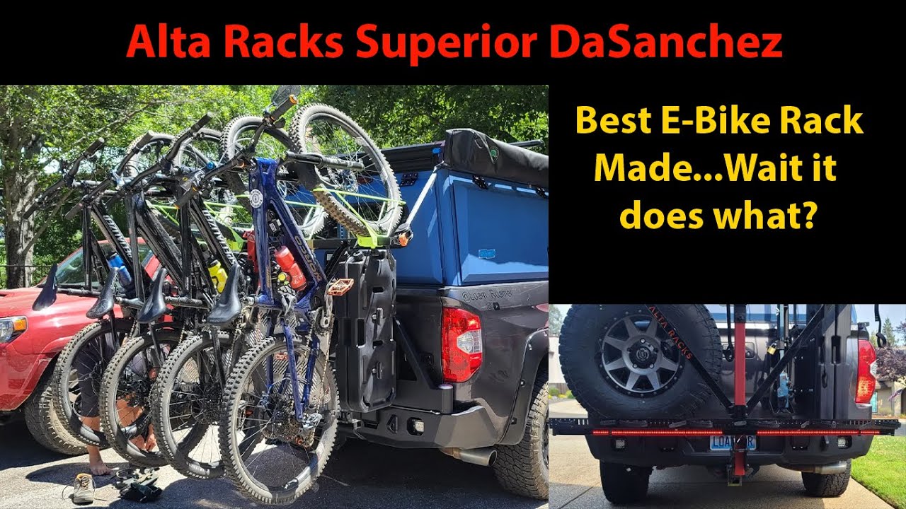 Alta Racks Superior DaSanchez Off-Road E-Bike Hammock Stand..Wait What?