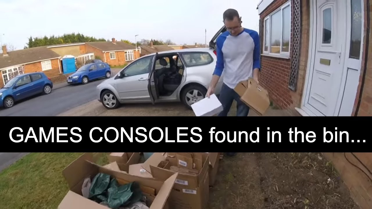 I found Video Games Consoles, will they work?... DUMPSTER DIVING...