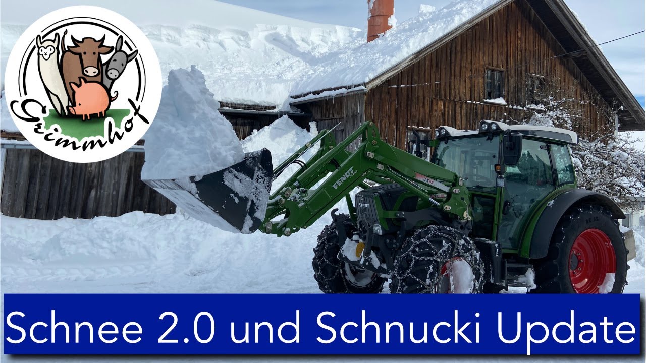 FarmVLOG#99 - Schnee 2.0 und Schnucki Update