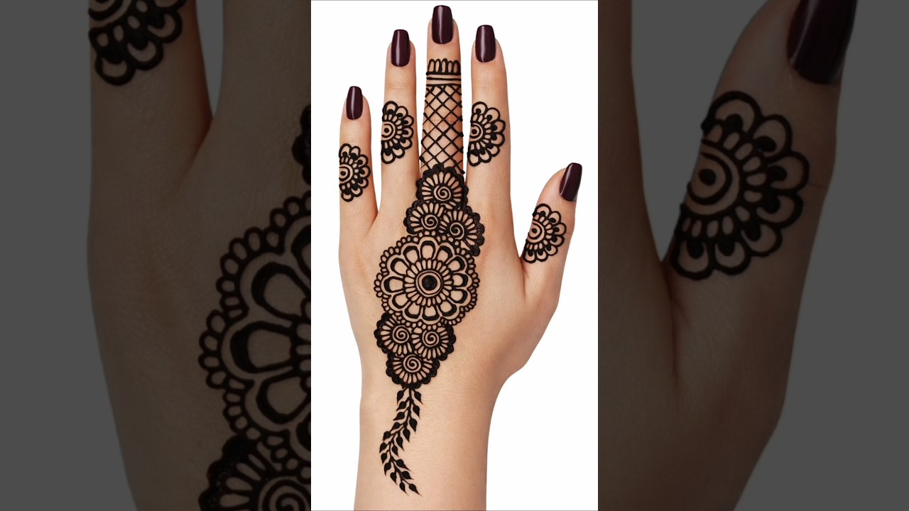 #easymehndidesign #mehndi #simplemehndi #floralmehndi