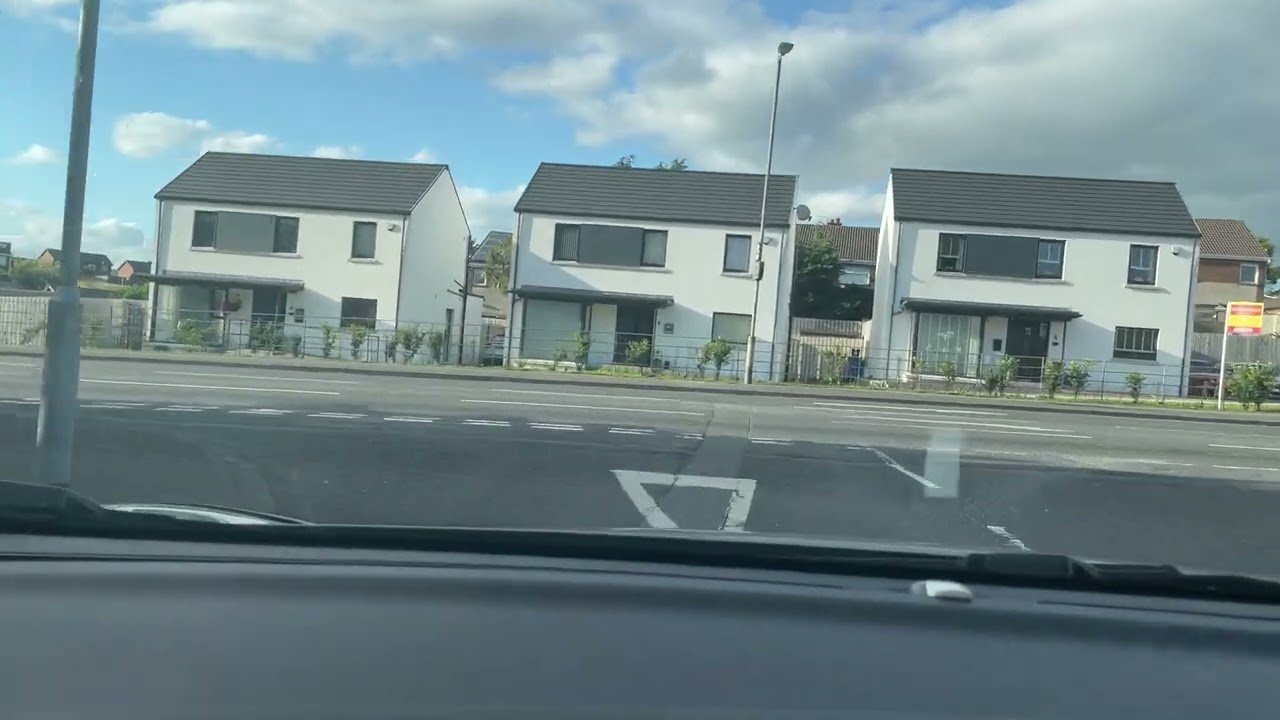 Ni driving test /Newtownards  route 4 six road ends via Movilla