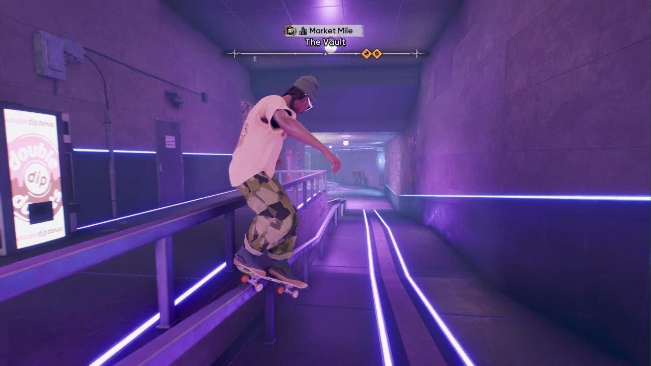 Skate. 15m Grind at The Vault Fast Travel Point in Market Mile 