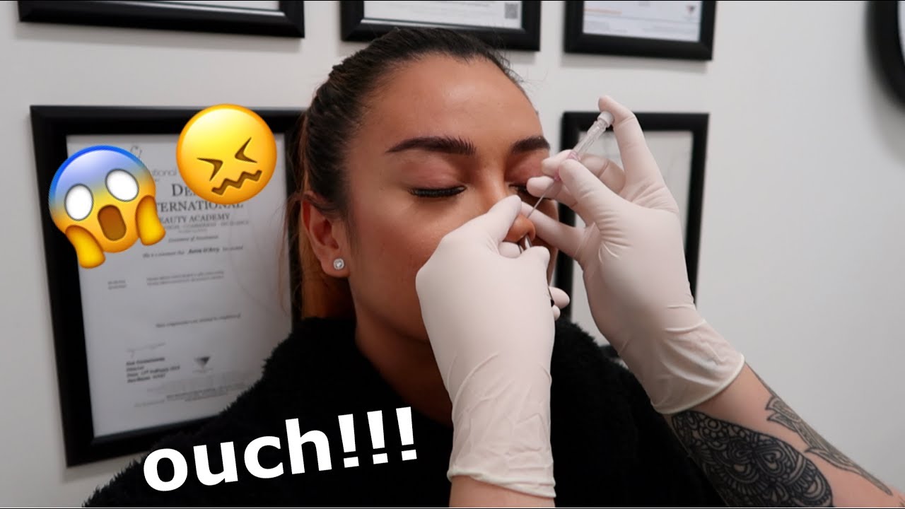 I GOT MY NOSE PIERCED !!!