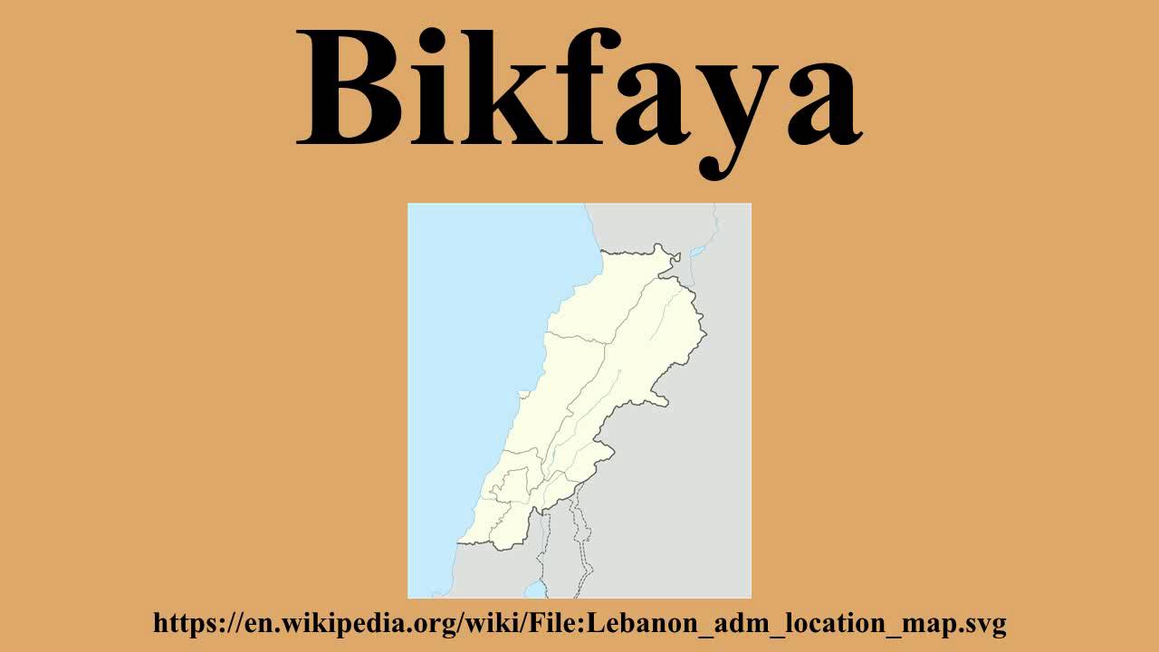 Bikfaya