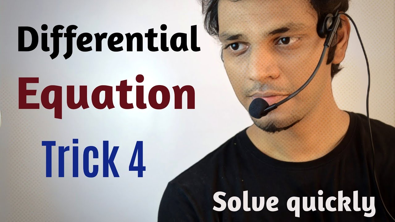 Differential equation Short Trick | Hindi | English