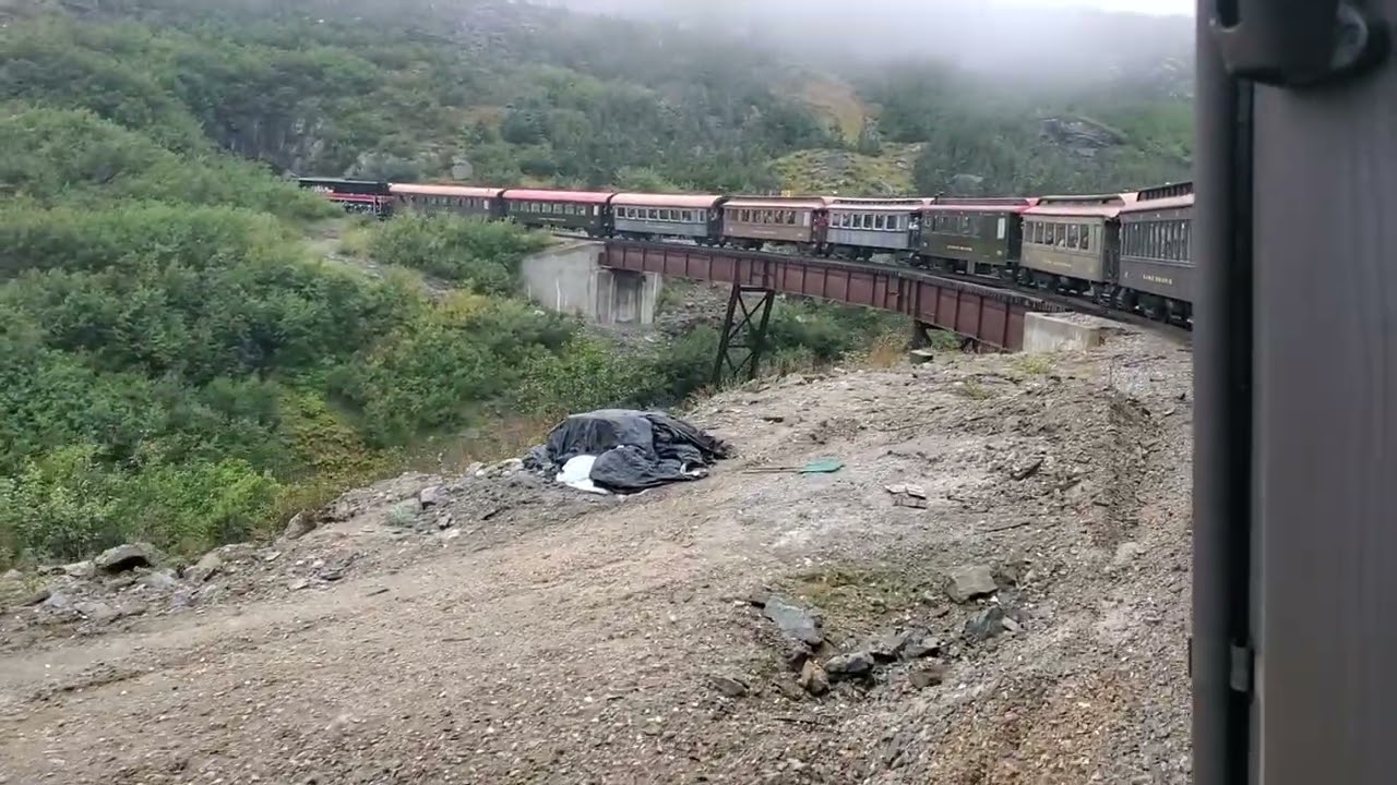 Skagway Alaska train ride pt5 ascending into the clouds