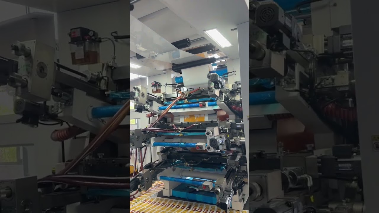 Lisheng Ultra Series CI Flexo Printing Machine for paper and plastic film with good quality.