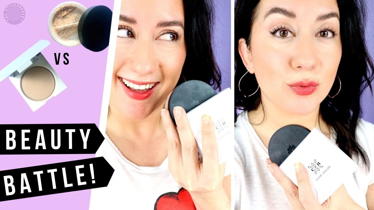 Which Clean POWDER FOUNDATION Is BEST for You? Clove and Hallow vs LILY LOLO