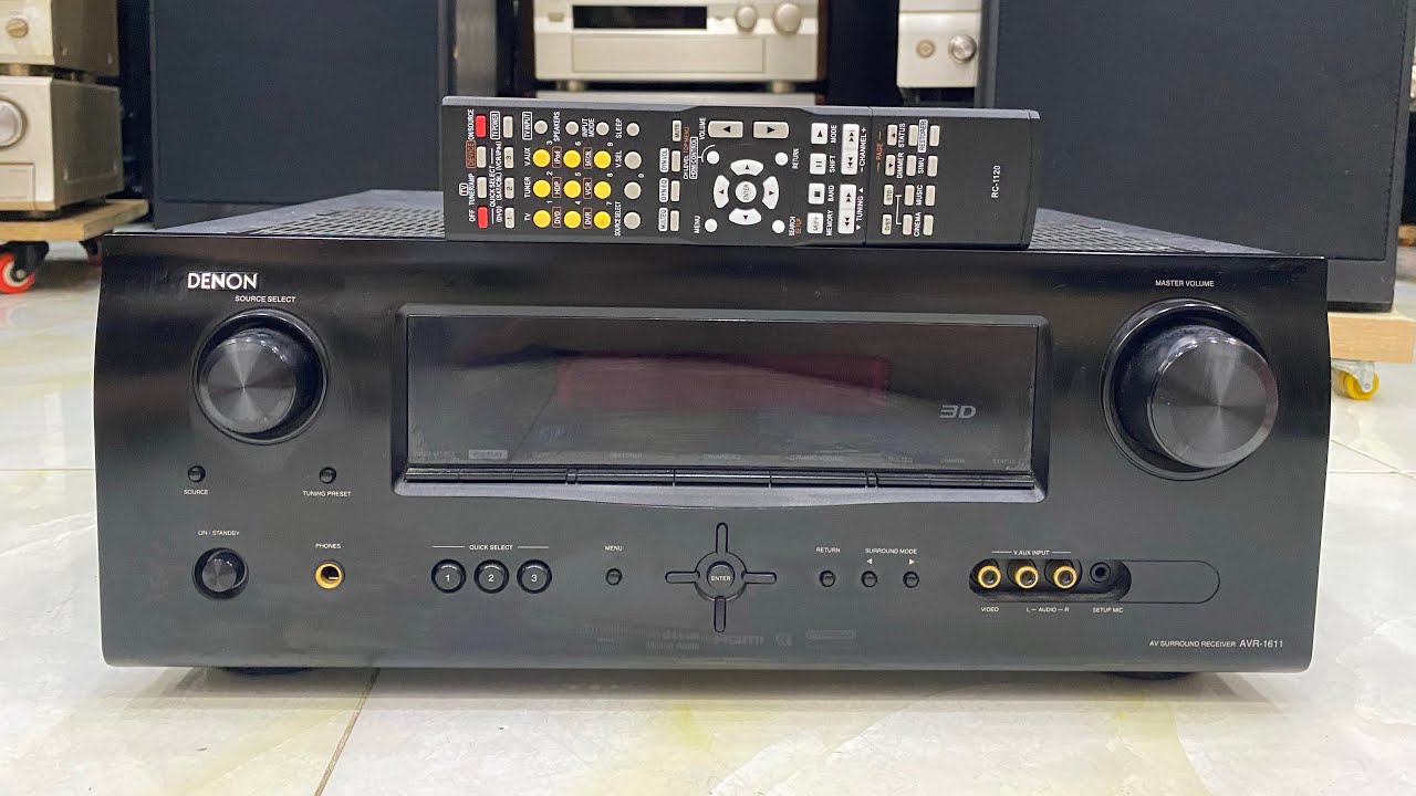 Hướng dẫn sử dụng và cài đặt Denon AVR-1611