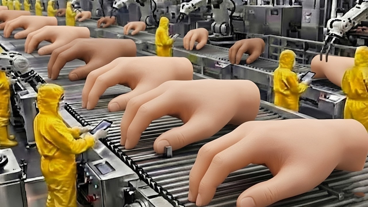 Inside a Modern Fake Hands Factory: How $6,000 Fake Hands are Made for Handless People(Full Process)