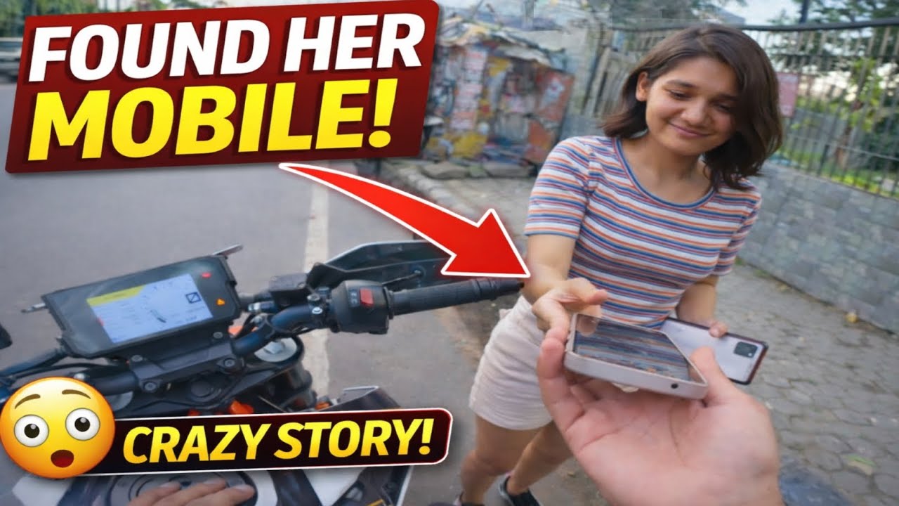 Found a Girl’s Lost Mobile 😱 But While Returning It… | Duke 390 Ride