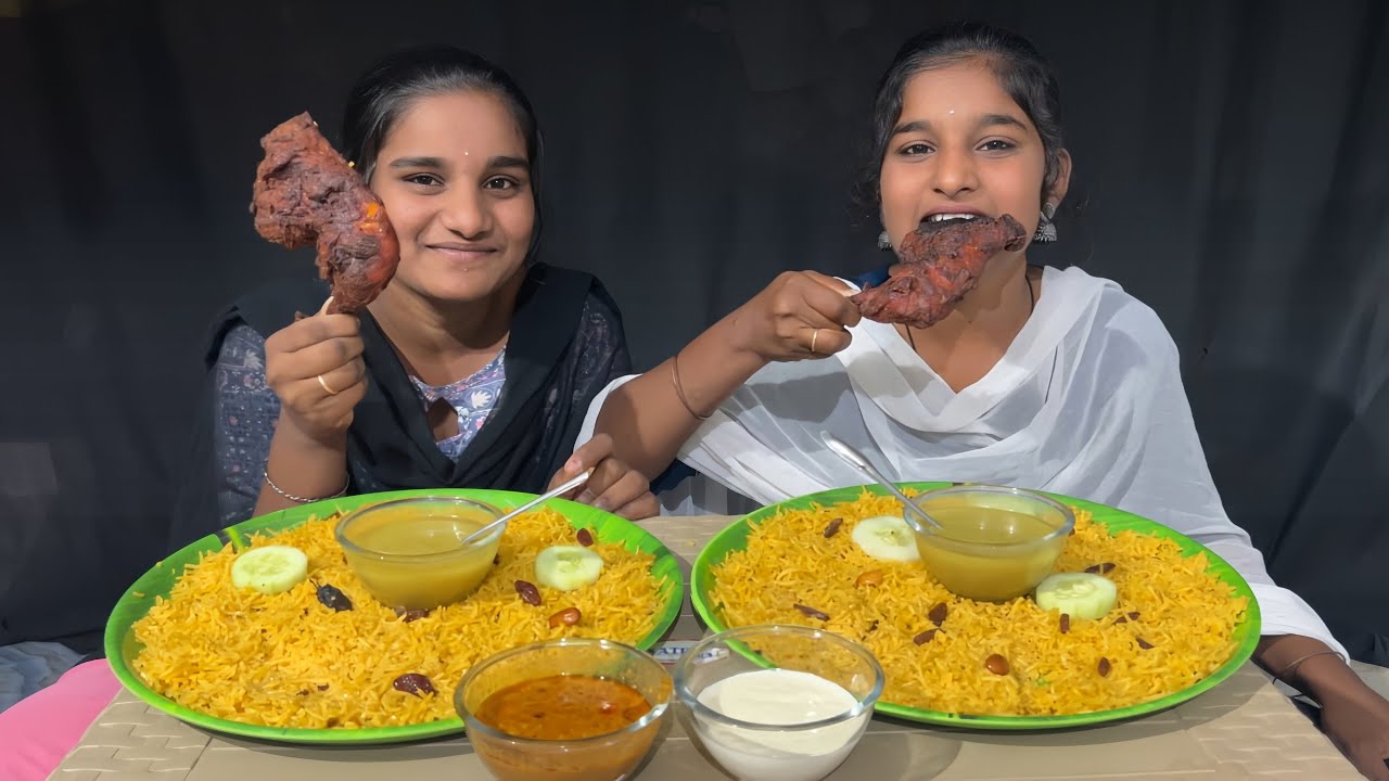 Arabian Chicken Mandi Eating Challenge with a Fun Twist! | Triveni Life Journey 🍗🥘