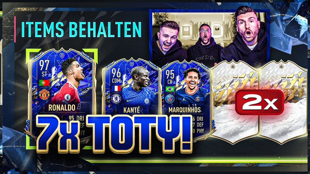 OMG! 7x TOTY + 2x ICON im PACK 😮😍 Dieser ACCOUNT ist zu KRASS !! FIFA 22