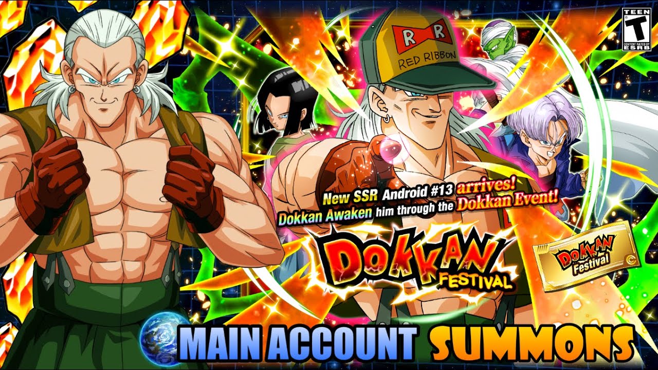 MAIN ACCOUNT ANDROID 13 SUMMONS (Global) | Dragon Ball Z Dokkan Battle
