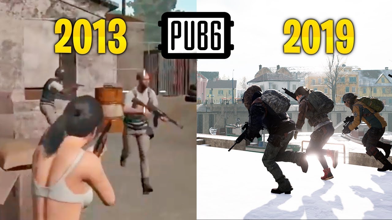 ¡EVOLUCIÓN DE PUBG DEL 2013 AL 2019!