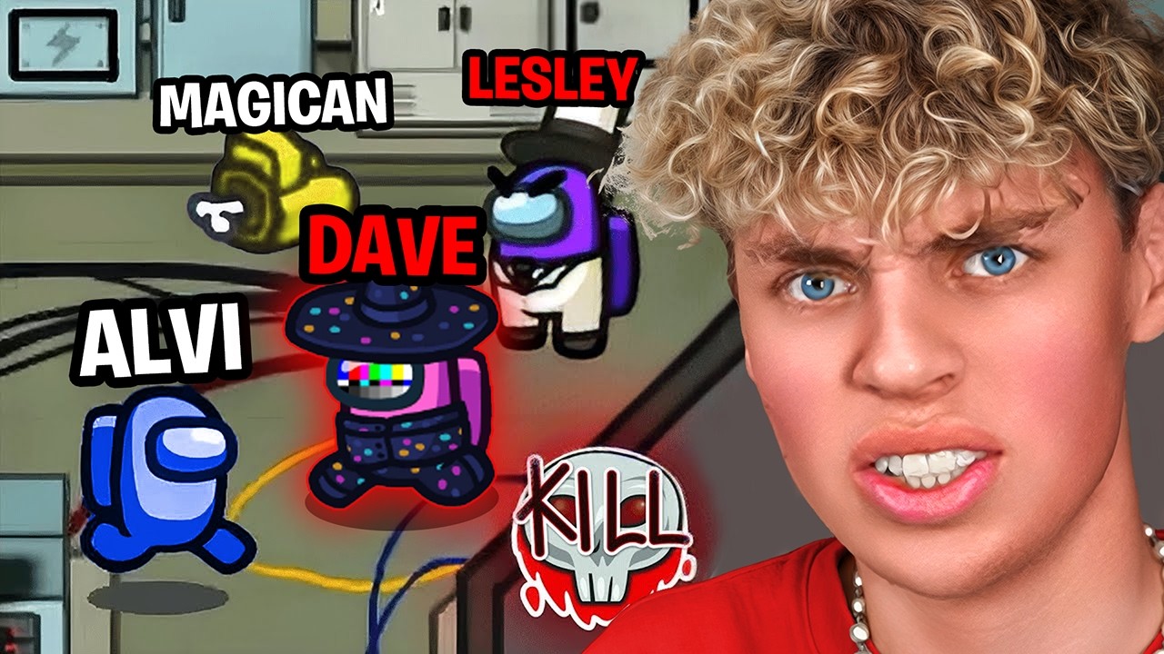 ICH BIN DER BESTE IMPOSTER 🤬❌AMONG US MIT ALVI, MAGICAN & LESLEY etc.