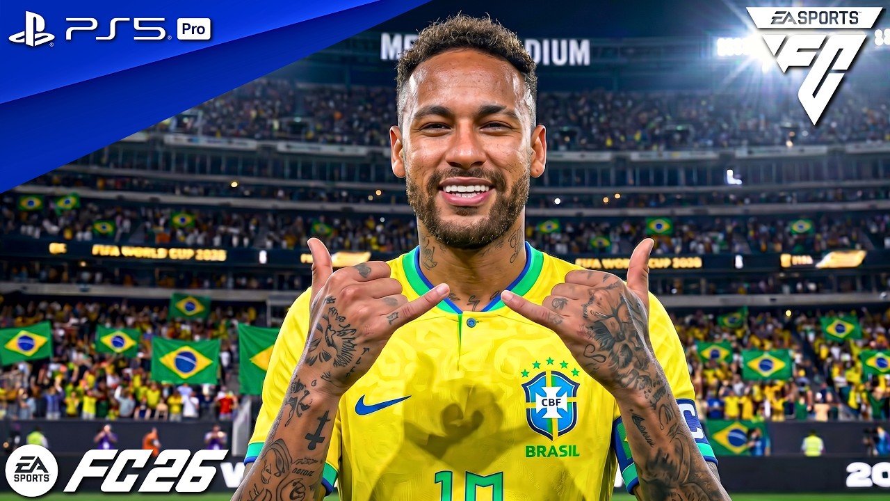 FC 26 - Brazil vs. Portugal - FIFA World Cup 2026 Full Match | PS5 Pro [4K60]