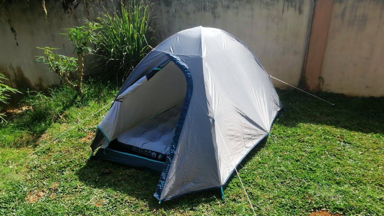 Unboxing Quecha MH100 2 persons tent &  Quecha air basic inflatable mattress 120cm