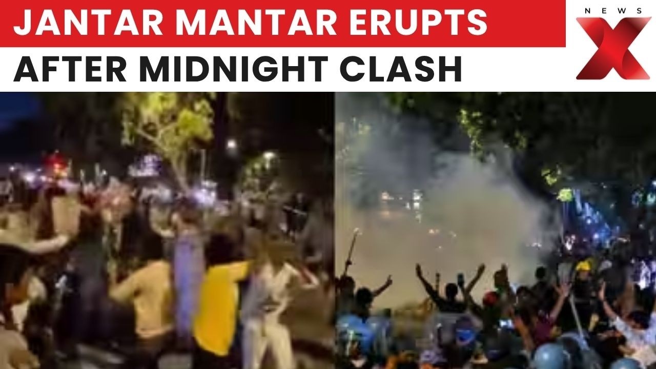 Jantar Mantar Protest LIVE VISUALS: 11,000 Protesters Gather, Police On High Alert In Delhi