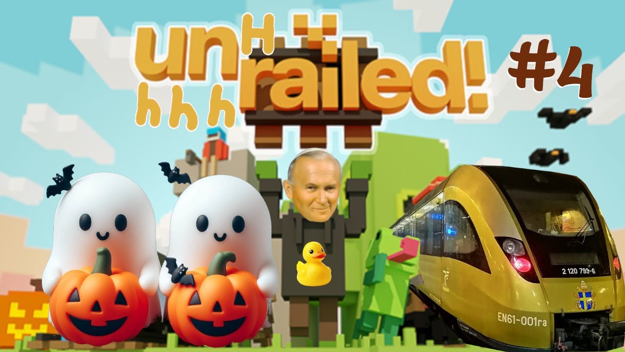 🚂🔥 Unrailed w Piekle: Lawa, Duchy i Dynie na Halloween