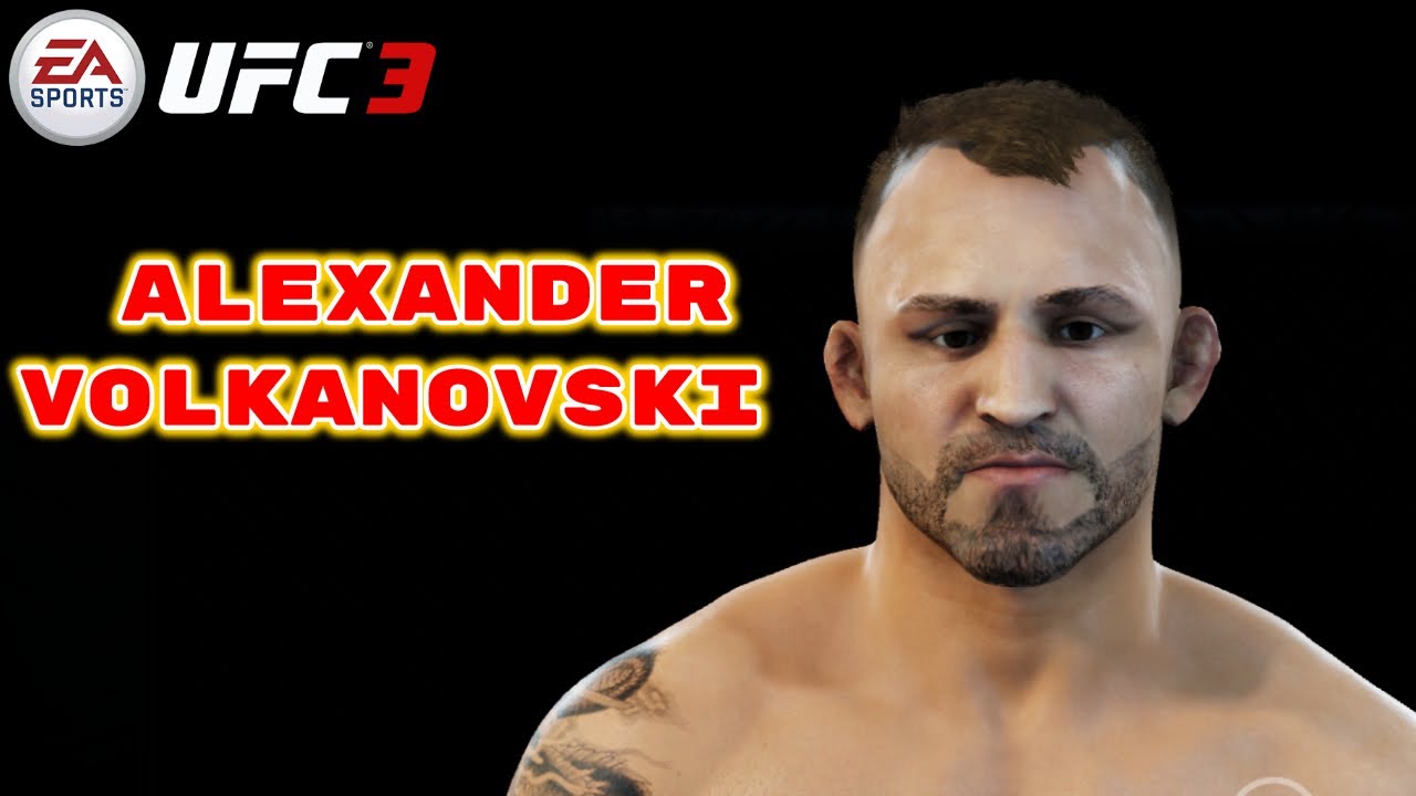 How to Create Alexander Volkanovski (CAF Formula) No Game Face !! Create a Fighter - EA Sports UFC 3