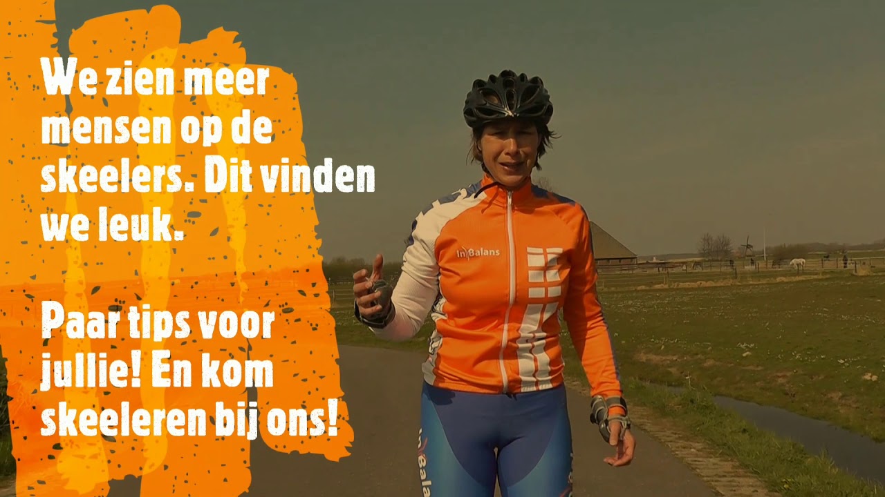 Zijwaartse afzet skeeleren/skaten. Schaats en skeelerschool In Balans